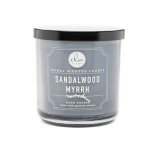 DW Home Richly Scented Candles Medium Single Wick 9.3 oz. - Sandalwood Myrrh