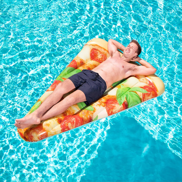 H2o Go Pizza Party Lounge Inflatable Swimming Pool Float Water Bestway