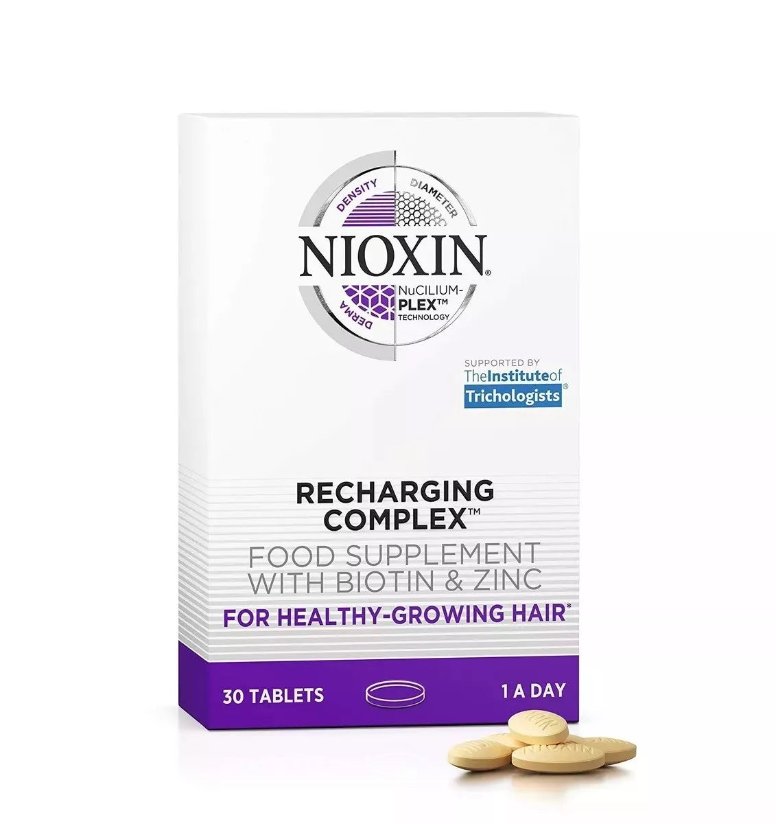 Recharging Complex Nioxin Hair Growth Supplements 30 Tablets