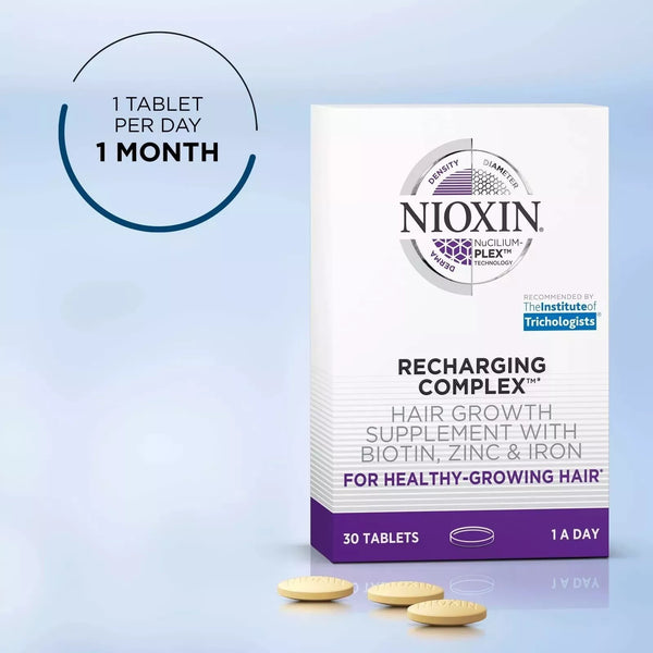 Recharging Complex Nioxin Hair Growth Supplements 30 Tablets