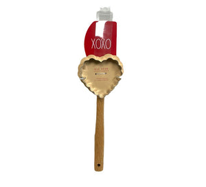 Rae Dunn Silicone Spatula & Cookie Cutter Set- Red Xoxo