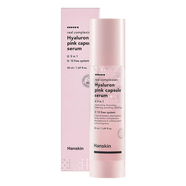 Hanskin Real Complexion Hyaluron Pink Capsule Serum 1.69 oz