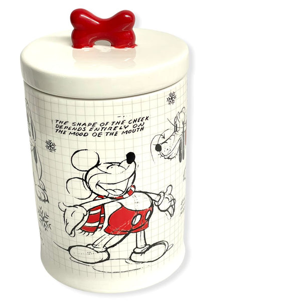 Disney Mickey Mouse Sketch Ceramic Cookie Jar