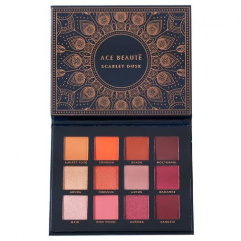 Ace Beaute Eye Shadow Palette, Scarlet Dusk