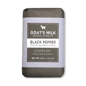 Castelbel Porto Goat's Milk Enriched Moisturizing Soap Bar Black Pepper 10.5 oz