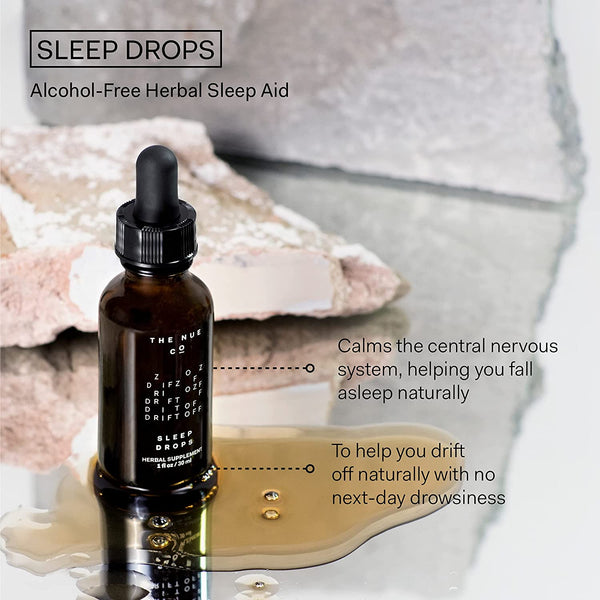 The Nue Co Sleep Drops. Herbal Supplement. 1 Fl Oz