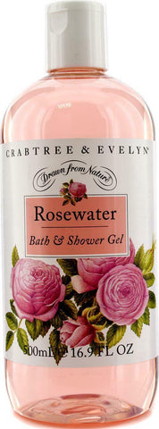 Crabtree & Evelyn Rosewater Bath and Shower Gel 16.9 FL OZ