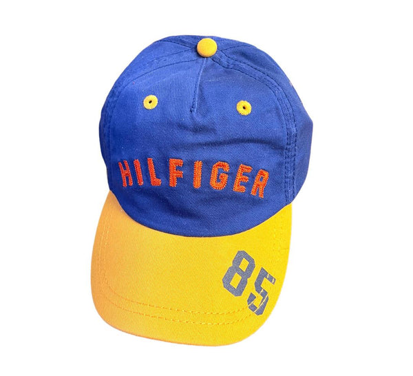 Tommy Hilfiger Baseball Cap Men's Classic Hat Blue and Yellow