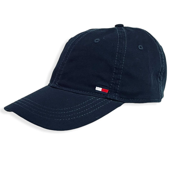 Tommy Hilfiger Hat Baseball Cap Side Logo Navy Unisex Adjustable One Size