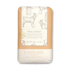 Castelbel Porto Milk & Honey Fragranced Fine Soap Bar 10.5 oz