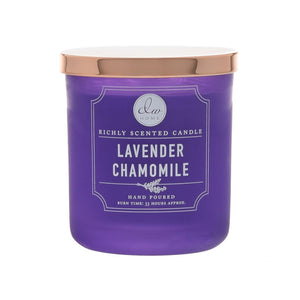 DW Home Richly Scented Candles Medium Single Wick 9.3 oz. -  Lavender Chamomile | Rose Gold