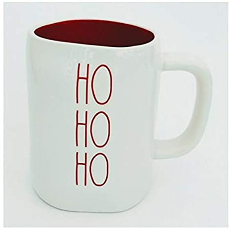 Rae Dunn Ho Ho Ho Mug - New Christmas | Color: White and Red