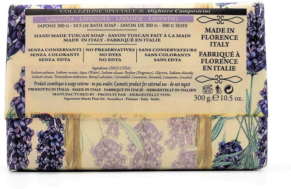 Lafco Alighiero Campostrini Lavender Sapone Artigianale Luxury Bar Soap