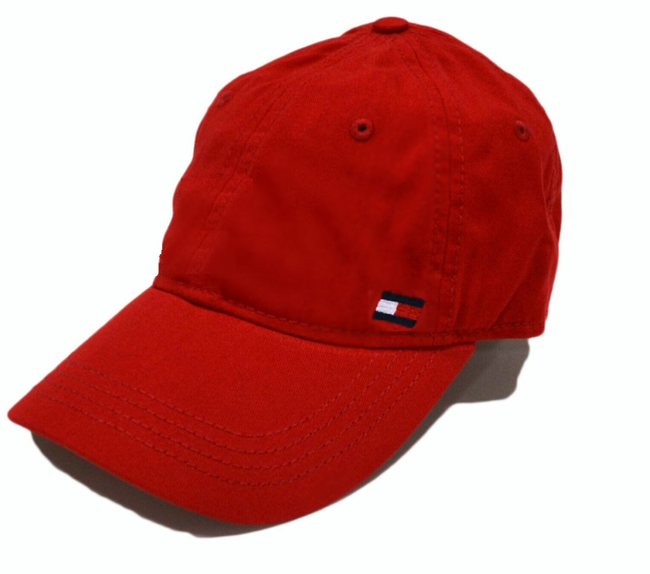Tommy Hilfiger Baseball Cap Men's Hat Flag Logo Red