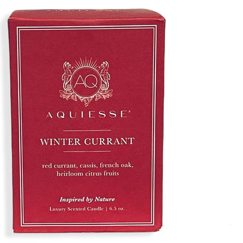 Aquiesse Luxury Scented Candle Winter Currant Inspired by Nature, 6.5 oz
