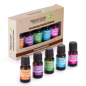 Nature Love Aromatherapy Essential Oil Blends Everyday Five Pack