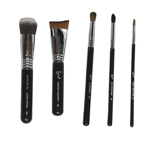 Sigma 5 Piece Brush Set- Black