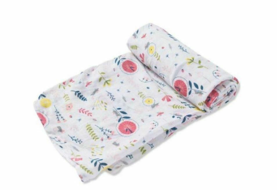 Angel Dear Swaddle Baby Blanket 47 x 47" Hickory Dickory Dock