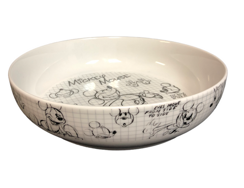 Mickey Mouse dish sketchbook dinner bowl