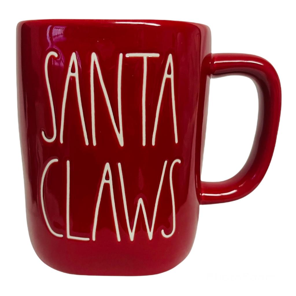Rae Dunn Santa Claws Red Christmas Holiday Coffee Tea Mug