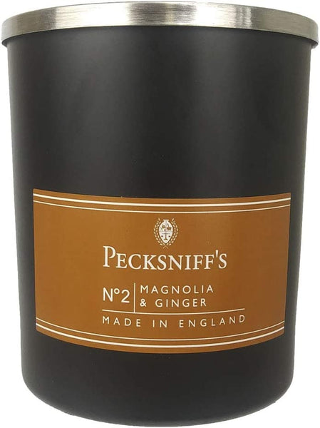 Pecksniff's Magnolia & Ginger Candle 5.9 Oz. With Metal Lid From England