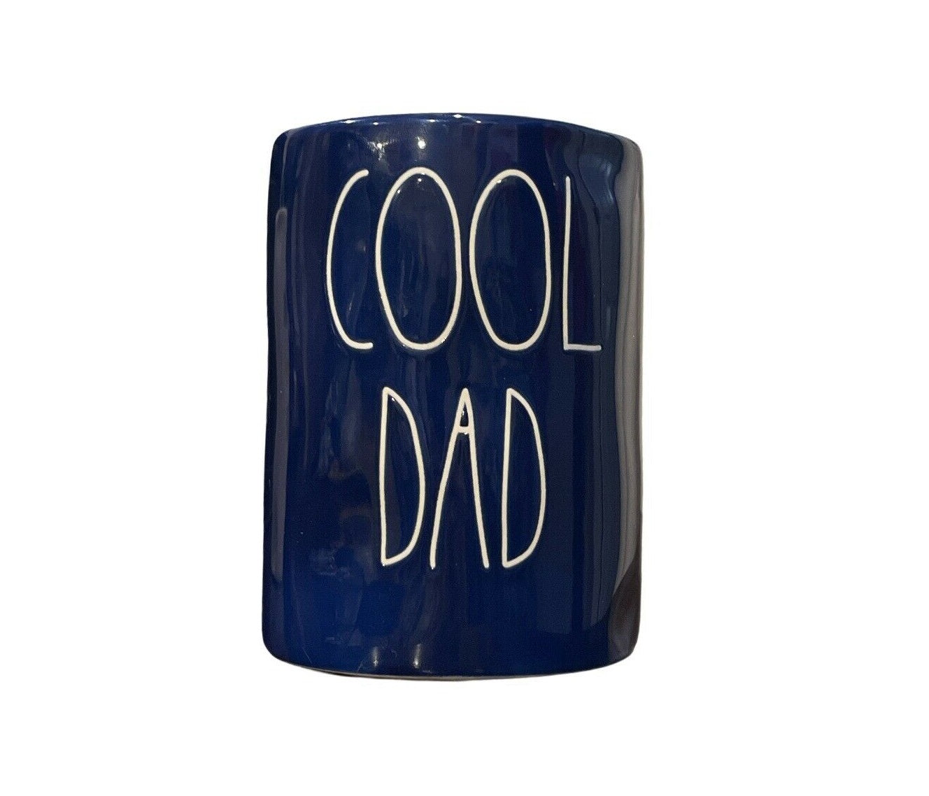 Rae Dunn COOL DAD Blue Candle Spice Sandalwood