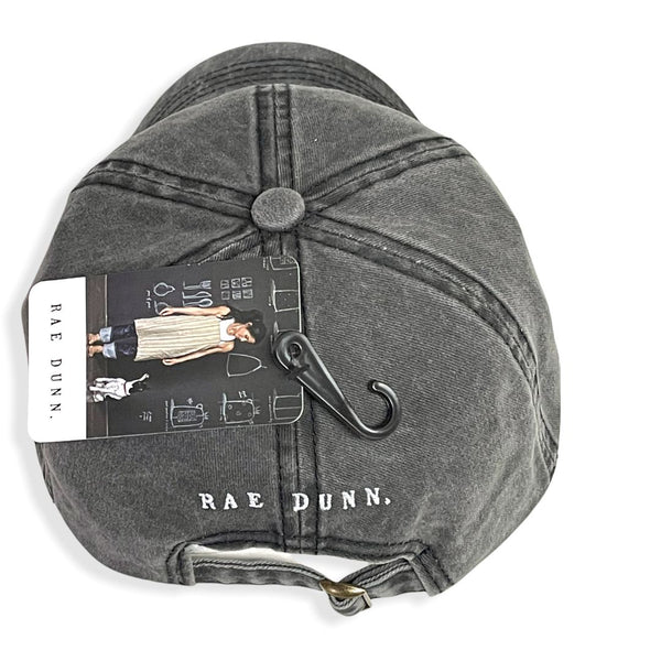 Rae Dunn Bee Kind Baseball Hat Black Washed Adjustable Size
