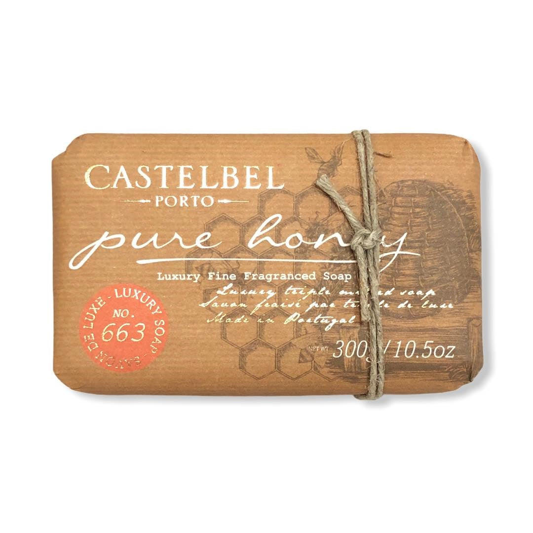 Castelbel Porto Pure Honey Luxury Fine Fragranced Soap Bar 10.5 oz