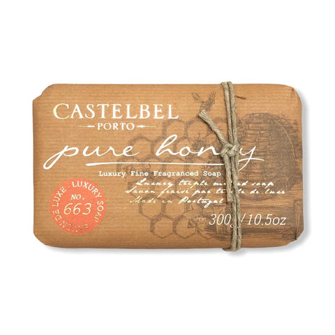 Castelbel Porto Pure Honey Luxury Fine Fragranced Soap Bar 10.5 oz