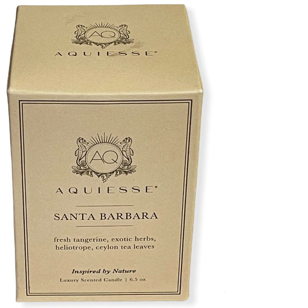 Aquiesse Luxury Scented Candle Santa Barbara Inspired by Nature, 6.5 oz