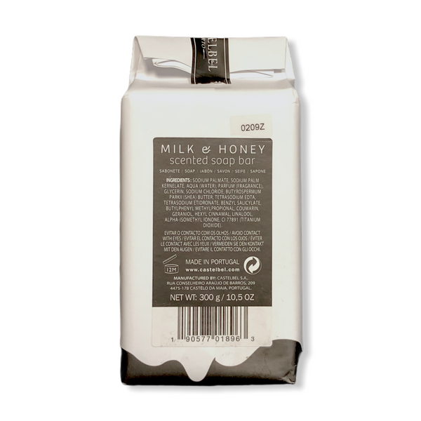 Castelbel Porto Milk & Honey Scented Soap Bar 10.5 oz