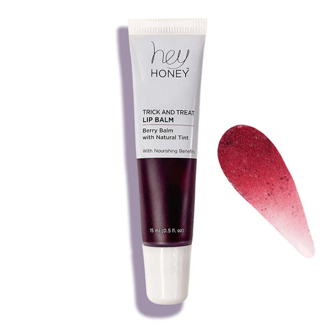 Hey Honey Trick and Treat Lip Balm Berry Balm with Natural Tint