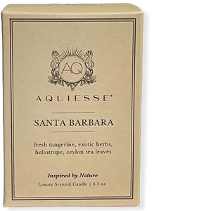 Aquiesse Luxury Scented Candle Santa Barbara Inspired by Nature, 6.5 oz
