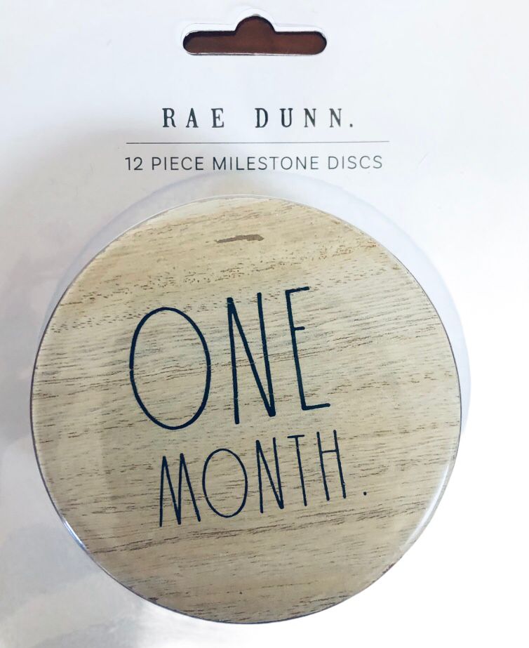 Rae Dunn baby 12 piece milestone discs