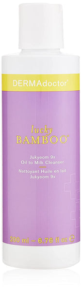 DERMAdoctor Lucky Bamboo Jukyeom 9x Oil To Milk Cleanser, 6.76-oz.