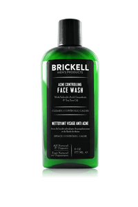 Brickell Men's  Acne Controlling Face Wash for Men, 6 oz