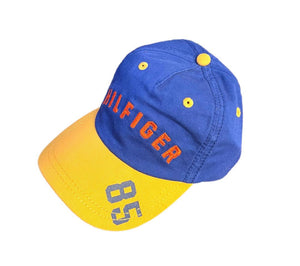 Tommy Hilfiger Baseball Cap Men's Classic Hat Blue and Yellow