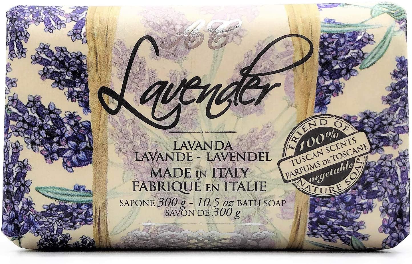 Lafco Alighiero Campostrini Lavender Sapone Artigianale Luxury Bar Soap