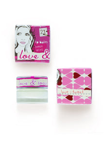 Love & Toast Lip Balm, Lemon Mint, 0.22 Oz