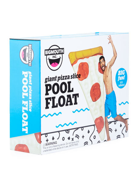 Bigmouth Vinyl Inflatable Giant Pizza Slice Pool Float