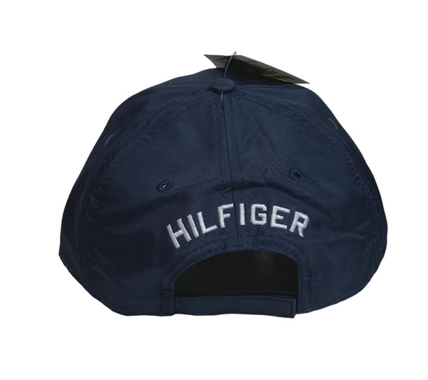 Tommy Hilfiger Baseball Cap Mens Hat Flag Logo Navy Adjustable Polyester