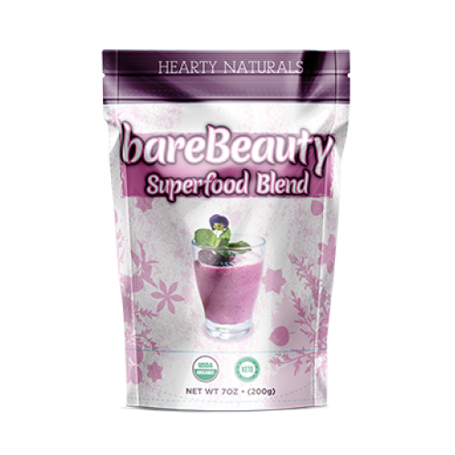 Hearty Naturals Organic Superfood Blend bareBeauty Powder - 7 oz