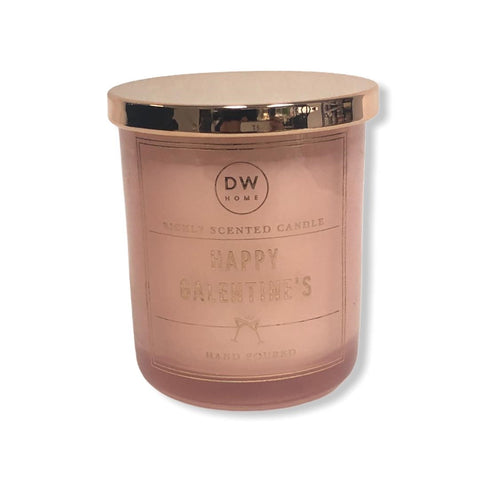 DW Home Richly Scented Candles Small Single Wick 3.8 oz. - HAPPY GALENTINE'S Valentines Day