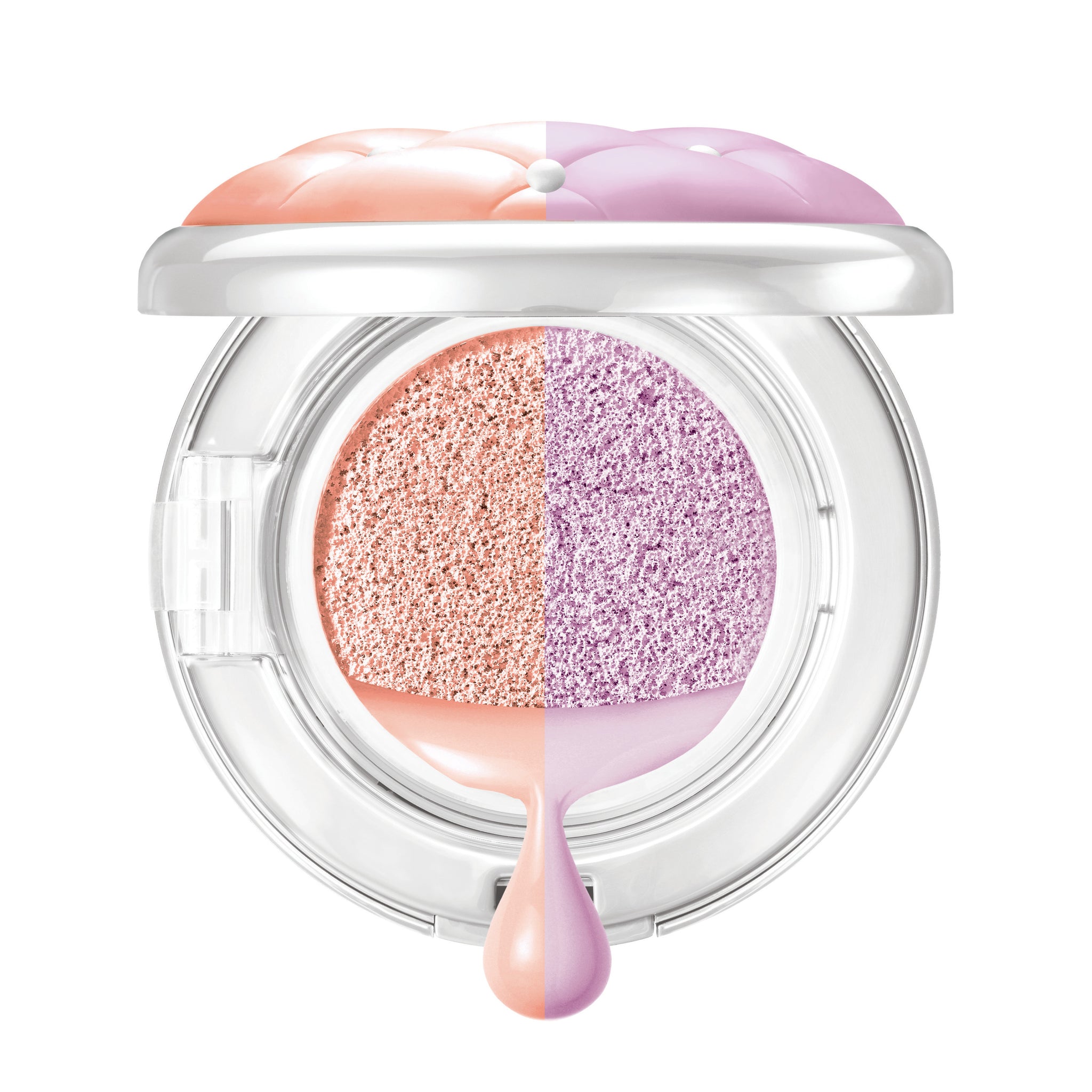 Physicians Formula Mineral Wear Talc-Free Cushion Corrector + Primer Duo SPF 20, Lavender/Peach