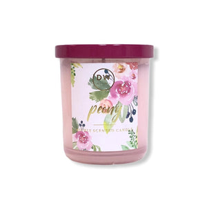 DW Home Richly Scented Candles Small Single Wick 3.8 oz. - Peony