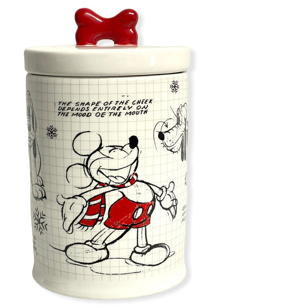Disney Mickey Mouse Sketch Ceramic Cookie Jar