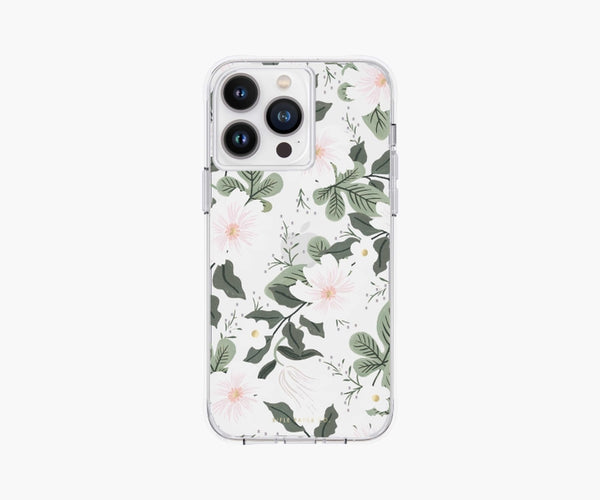 Rifle Paper Co Iphone case 14 pro max Clear Floral